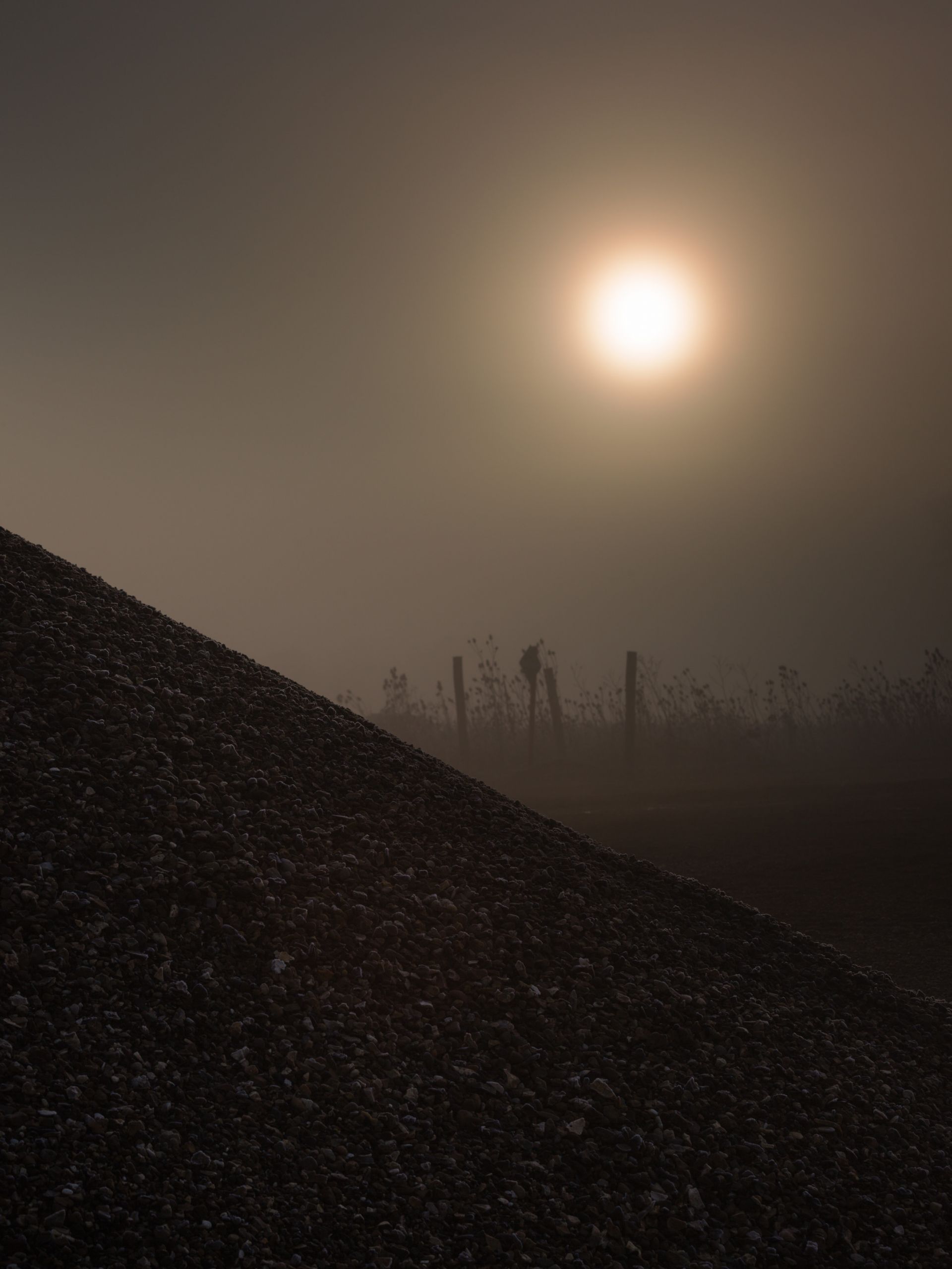 Gravel at Sunrise